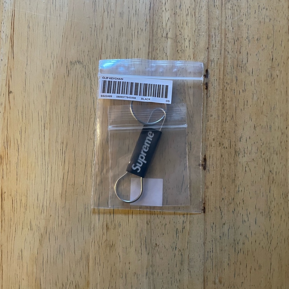 Supreme clip keychain